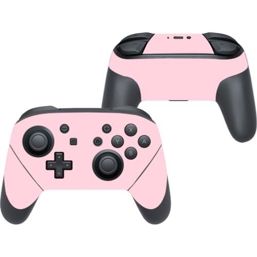Pure Pink Color Vinyl Cover Decal Skin Sticker for Nintendo Switch Pro Controller Gamepad Joypad Nintend Switch Pro Skin Sticker