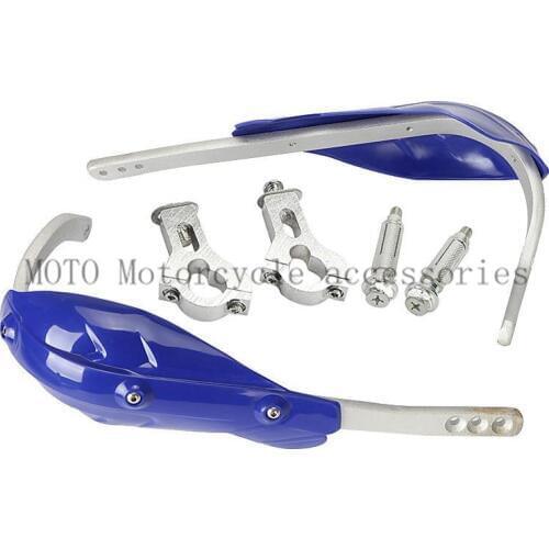 7/8" 22mm Handlebar Motorcycle Hand Guards Motorbike Hand Protector Blue Motocross Handguards Brush Guard