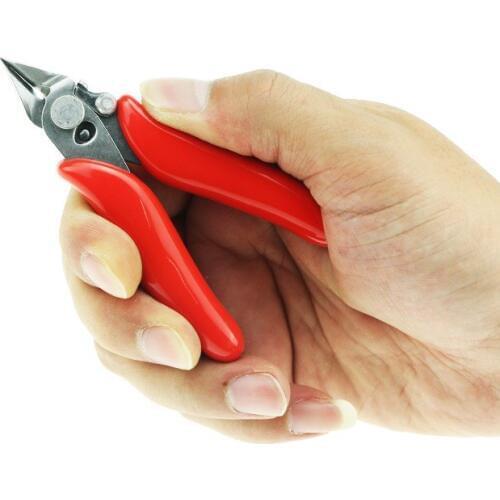 2Pcs 3.5 Inch Electrical Wire Cable Stripper Flush Pliers With Lock Multi Tool Side Cutters Nipper Hand Tools Stripping Plier