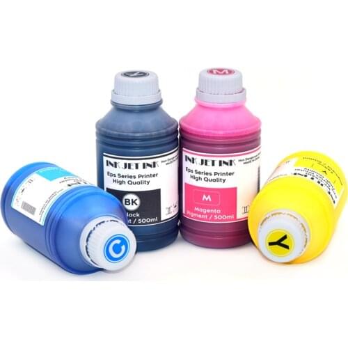 500ML Pigment Ink For Epson WorkForce WF-2510 WF-2520 WF-2530 WF-2540 WF-2010 WF-2630 WF-2650 WF-2660 WF-2750 WF-2760