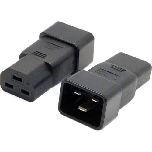 MLLSE IEC320 C20 to C21 C19 Male to Female Extension PDU UPS Power Adapter 10A 250V AA3808