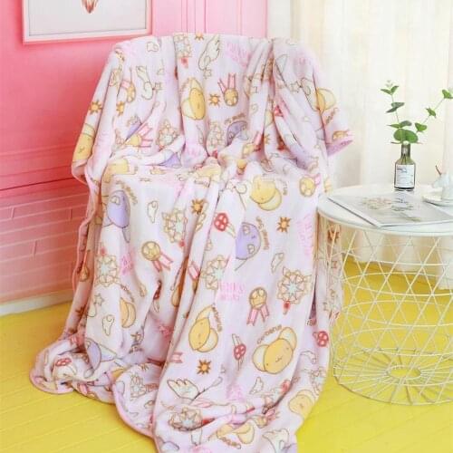 Flannel Blanket Kawaii Japan Bedroom Decor Sofa Blanket Comfortable Warm Flannel Blanket Sheet Bedspread Travel Cover Blanket