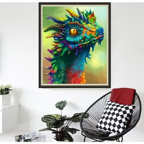DIY Diamond Painting kits Painted Cartoon Mosaic Embroidery Animal Cross stitch Embroidery Crafts Decoration Full diamond