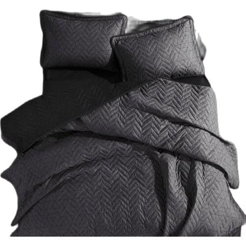 Nordic Modern Style Pattern Black Duvet Cover Set With Pillowcase Bedding Set Double Full Queen King or Single Size постельное