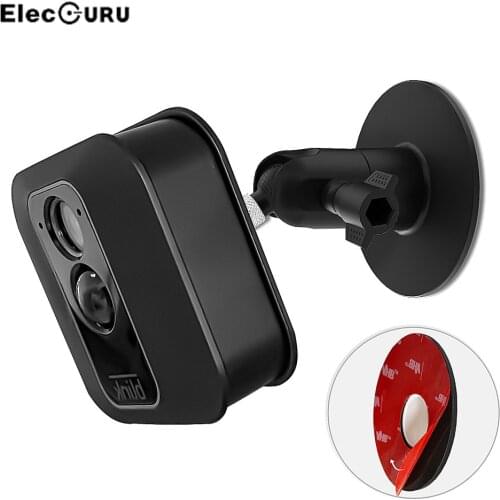 For Blink XT/XT 2/Blink Mini Camera Wall Mount Holder with Strong 3M VHB Tape,Camera 360 Degree Swivel Wall Mounting Bracket