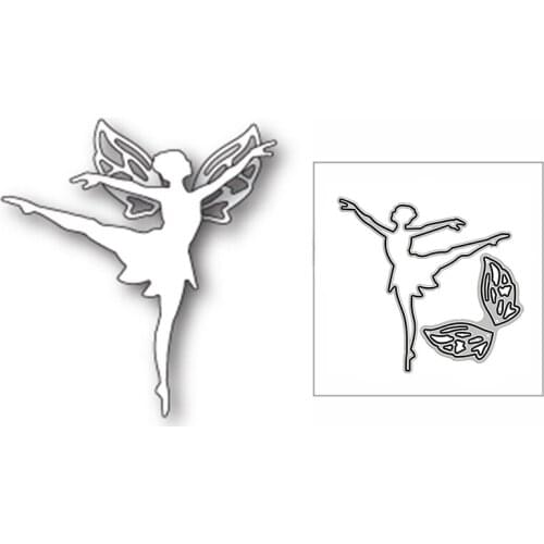 New Ballet Goddess Dancing Girl 2020 Metal Cutting Dies for DIY Scrapbooking and Card Making Decorative Embossing Craft No Stamp