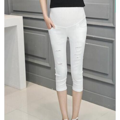 Elastic Waist Skinny Maternity Pants new Spring Summer Pencil Trousers Clothes for Pregnant Women Pregnancy Belly Legging