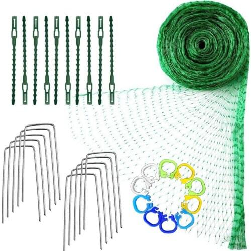 Wholesale 10mGarden Netting Green Woven Mesh Protect Plants Fruits Flowers Trees Stretch Fencing Durable Net Stops Birds Animal