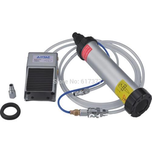 Good Quality Retail Economy 15 Inches for 600ml or 20.3oz Pneumatic Sausage Caulking Gun Touched by Foot Pneumatic Caulking Gun