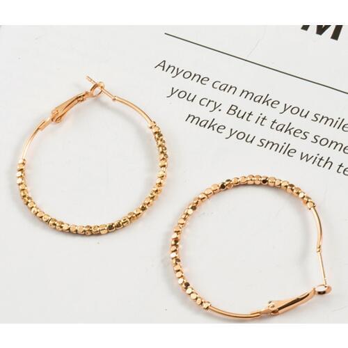 2020 Hot Sale Hoop Earrings Trendy Fashion Big Circle Round Earrings Basketball Brincos Loop Earrings for Women Earings Jewelry