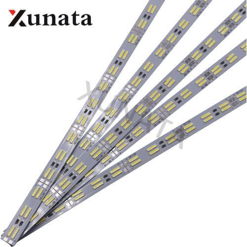 LED Bar Light 8520 7020 Double Row 120leds/m Hard Bar Lights 50cm Cool White Led Hard Strip 5pcs 10pcs 20pcs 50pcs