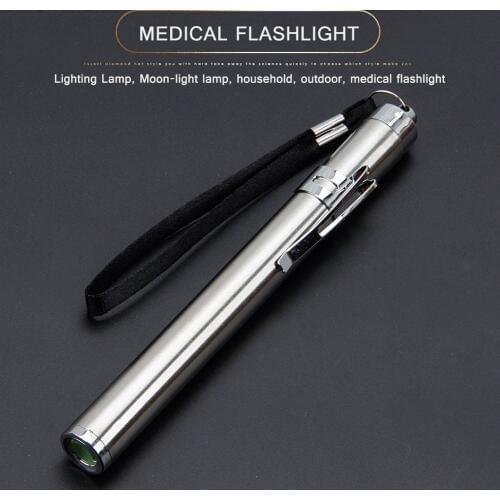 Mini LED Flashlight Lighting Flashlight Fashion Portable Flashlight Medical Flashlight AAA Battery Moonlight Spotlight Touch