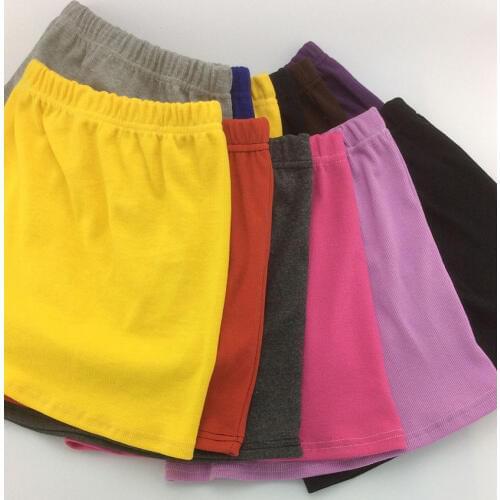 Spring and Summer Candy Colors Casual Mini Girls Skirts little girl package hip skirt Kids skirts for girls