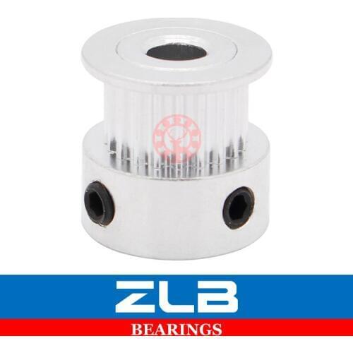 5pcs 3D printer parts GT2 Timing Pulley 30 teeth Alumium Bore 5mm for width 6mm belt with for 3D printer part