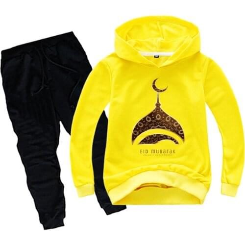 2-14Y Autumn Childrens Clothing Set Baby Boy Girl Sweatshirt Pants 2 Pcs Clothes Set Kid Outfits Suits Hoodies Print Fashion