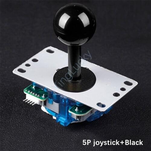 2021 arcade joystick with 5-pin, for diy pandora box, arcade, Joysticks replacement, hori stick, sanwa pc / ps quality joystick