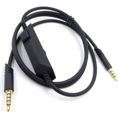 2021 New Black Earphone Cable for logitech A10 A40 Gaming Headset