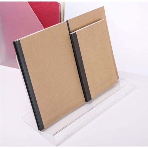 Acrylic Clear Portrait/Landscape Book Display Stand Brouchure Display Stand Desktop Magazine Holder Shop Decoration A4/A5