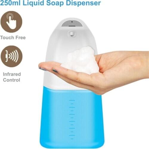 Automatic Foam Soap Dispenser Intelligent foam Touchless Infrared Motion Sensor Dish Soap Dispenser Home Bathroom Rechargeable I
