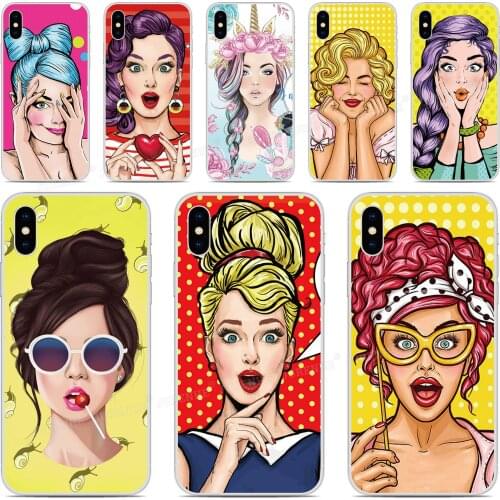 Tpu Soft Silicone Fashion Art Girls Cover Cases For Blackview A80 A60 BV9600 BV6300 Pro Phone Case Back Protective Cover