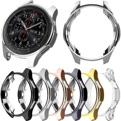 Cover For Samsung Gear S3 frontier/Galaxy Watch 46mm 42mm Bumper Soft Plated TPU Smart Watch Accessories Protective Shell Case
