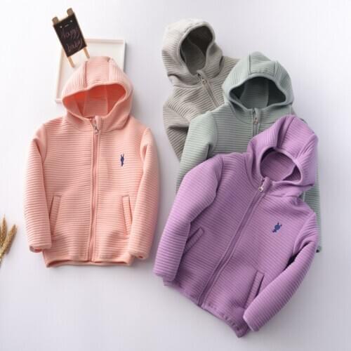 Brand Boys Girls High Quality Cotton Jacket Coat Kids Children Girl Outerwear Baby Boy Clothing Jackets Hooded Tops Clothes