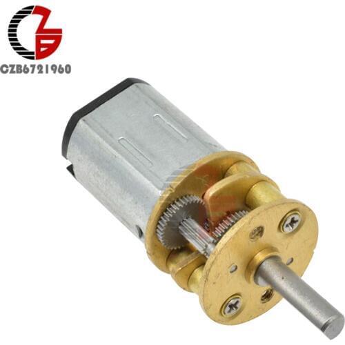 GA13 N20 DC Gear Motor 6V 100RPM Linear Electric Miniatura Motor for Home Appliance Fan Car Hobby Toy RC Car
