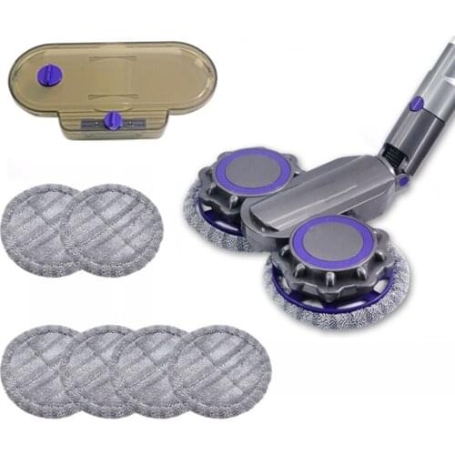 Electric Cleaning Mop Head For Dyson V6V7V8V10V11 Vacuum Cleaner Parts Mop Head Wet And Dry With Water Tank