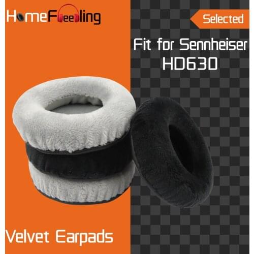 Homefeeling Earpads for Sennheiser HD630 Headphones Earpad Cushions Covers Velvet Ear Pad Replacement