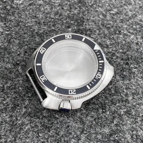 Watchcase Turtle Marine Master For NH35 NH36 4R45 4R46 Caja de reloj Boîtier de montre Sapphire Crystal Watch Accessories Parts