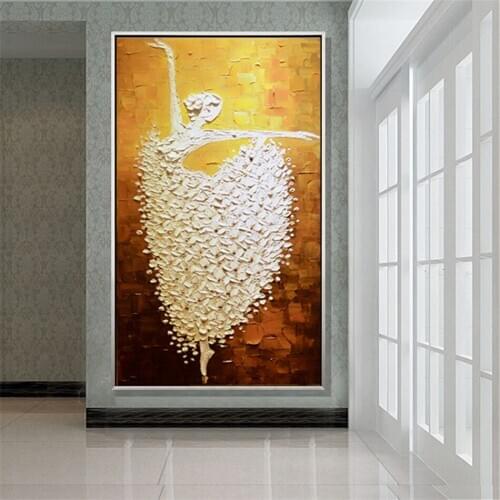 Beautiful Ballet Dancer 5D DIY Diamond Painting Full Round Diamond Mosaic Sale Cross Stitch Needlework Embroidery Wall Decor