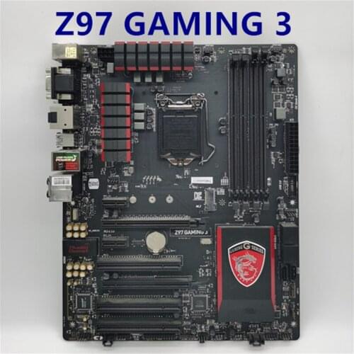 Motherboard for MSI Z97 GAMING 9 AC Z97 LGA 1150 DDR3 Socket LGA 1150 i3 i5 i7 DDR3 16G SATA3 USB3.0