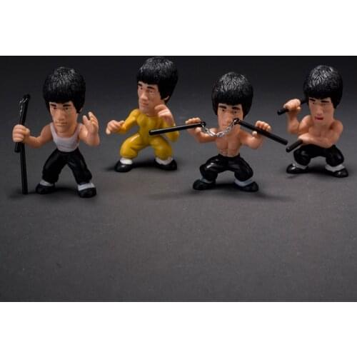 Fashion Bruce Lee Car Decoration Car Ornaments Interior Dashboard Decoration car accessories Birthday Gift Home Decor