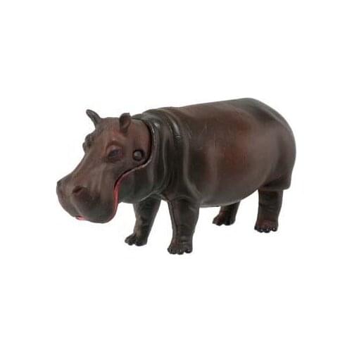 Plastic 2020 toy Simulation Of Wild Animal Model Elephant Long Hair Like Child Boy Toy Unisex Animals Plastic 2020