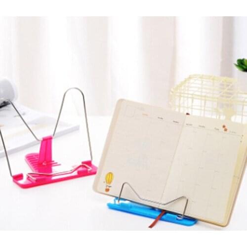 Portable Document Book-Reading Holder Adjustable Bookends Stand Angle Foldable Reading Book Stand Rack