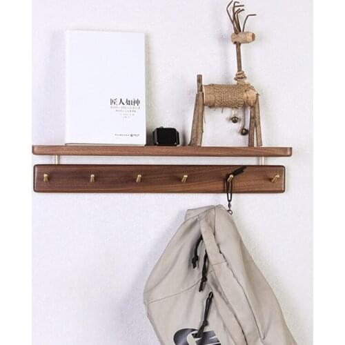 Bathroom cosmetics storage rack wood Hair dryer and cosmetics shelf Bathroom accessories Toiletr Storage metal Bathroom Shelves