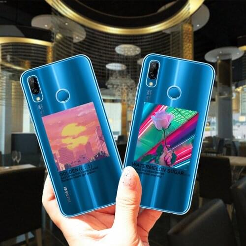 PANTONE ALL THE LOVE Silicone Case For Huawei P40 Lite E Pro Rose Clear Soft TPU Cover For Huawei P9 P10 P20 P30 Lite Pro