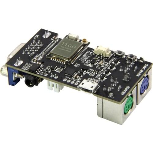 VGA32 V1.2 Controller TTGO PS/2 Mouse And Keyboard Graphics Library Game Engine And ANSI/VT Terminal For ESP32 For Arduino