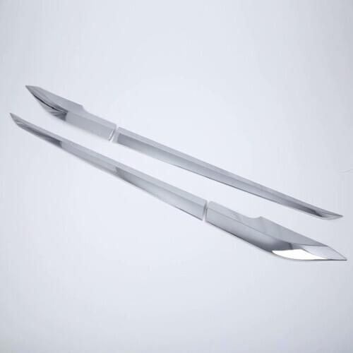 4 Pcs Car Side Door Body Trim ABS Chrome Accessories Durable Auto Accessory Perfect Replacement For Toyota C-HR CHR 2016 2017