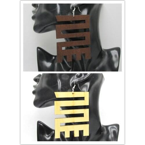 8cm Big Size Unfinished Adinkra Nkyinkyim earrings