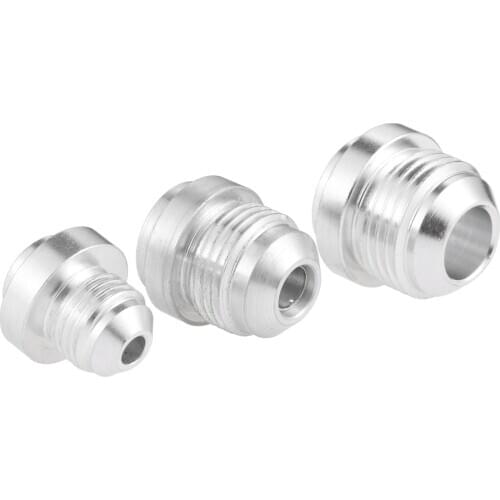 Mtsooning AN6 AN8 AN10 Male Aluminium Weld On Fitting Bung for Fuel Cell Oil Cooler Catch Tank Swirl Pot