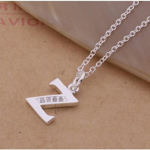 AN231 Hot sterling Necklace fashion jewelry pendant Z /gkvapcca aphajgoa silver color