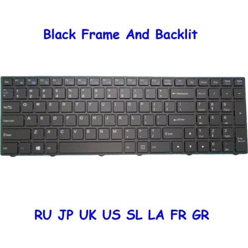 Keyboard For CLEVO N250 N250JU N250LU N251JU N251LU N250PU N251PU N252PU N250GU N252GU N250WU N251WU N252WU N250BU N251BU N252BU