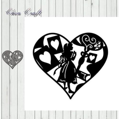 Big Red Heart Beauty metal cutting Dies Scrapbooking Steel Craft Die Cuts paper art emboss Card making Stencil new 2019