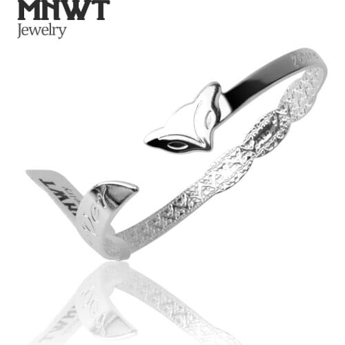 MNWT Brand Fox Pattern Bracelet Women Jewelry Fashion Retro High-Quality Wristband Female EU Style Handmade Bangle Ladies