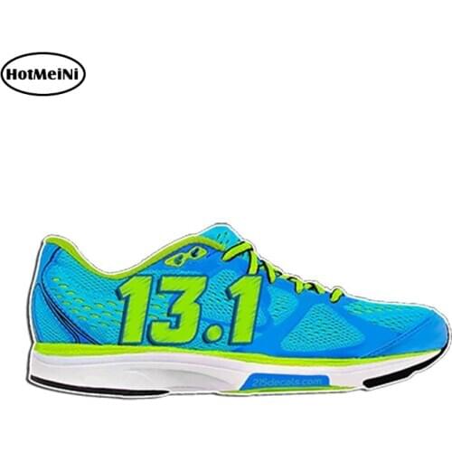 HotMeiNi 13cm x 5.6cm 13.1 Shoe Sticker 12 MARATHON Car Truck Cup Laptop Graphic Decal Run Running Waterproof Car Styling