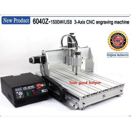 From EU /Free VAT NEW 3 axis 6040 1500W USB MACH3 CNC ROUTER ENGRAVER/ENGRAVING DRILLING AND MILLING MACHINE 220VAC