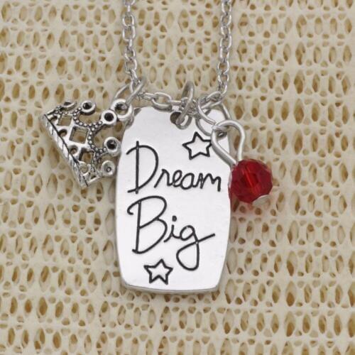 Fashion Necklace King to be A Dream big star crystal Gifts Alloy Necklace Chains Jewerly For Women N2017