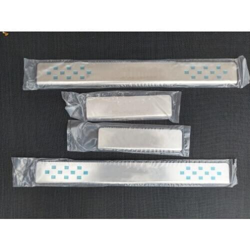 Stainless Steel Car Door Sill Scuff Plate Cover For Toyota Auris E150 E180 2013 2014 2015 2016 2017 2018 Car Accessories