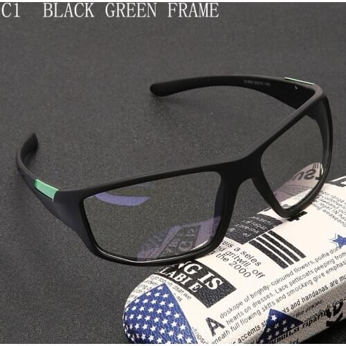 Anti-blue Protection Glasses Square Optical Prescription Myopia Computer Glasses Frame Women Men Anti Blue Sport Glasses Goggle